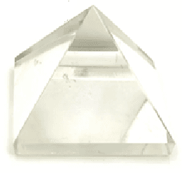 Natural Crystal Quartz Pyramid