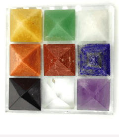 Crystal Navagraha Pyramid – Nine Planet Pyramid