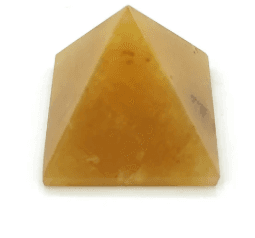 Natural Yellow Aventurine Pyramid – Financial Stone for Home Decor, Feng Shui, Vastu, Reiki Crystal